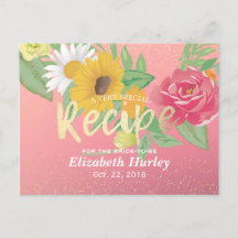 Brautparty Rezept Rose Blume Pink Gold Glitzer