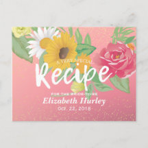 Brautparty Rezept Rose Blume Pink Gold Glitzer