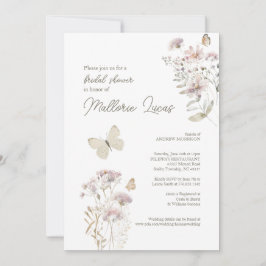 Brautparty | Romantisches weibliches Design Einladung