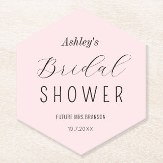 Brautparty-Rosa Elegant Untersetzer