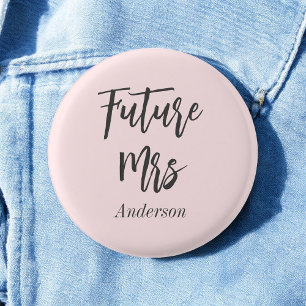 Brautparty-Rosa Future Mrs. Button