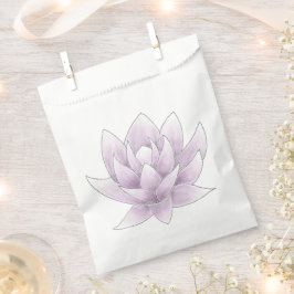 Brautparty Rosa Lotus Geschenktütchen