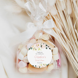 Brautparty RoseGold Junggeselinnen-Abschied Runder Aufkleber