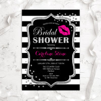 Brautparty - Schwarz-Rosa-Silber