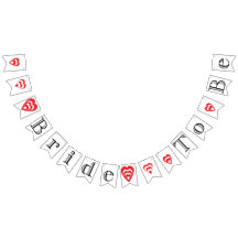 BRAUTPARTY: Schwarz, Weiß, Rot