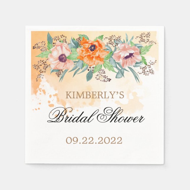 Brautparty-Servietten Serviette (Vorderseite)