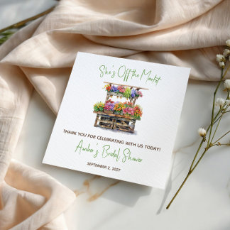 Brautparty - She's Off the Market Serviette