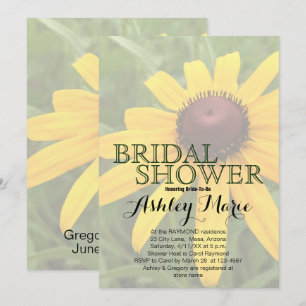 Brautparty Single Rudbeckia Fotografie Einladung