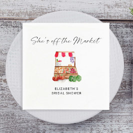 Brautparty-Skript für den Markt Serviette