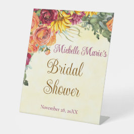 Brautparty Sockelschild