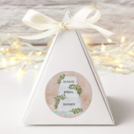 Brautparty-Tag, Hochzeitstorte-Umschlag Aufkleber, Runder Aufkleber