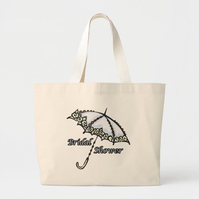 Brautparty-Taschen-Tasche Jumbo Stoffbeutel (Vorne)