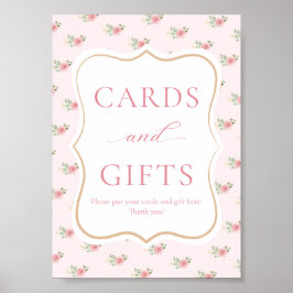 Brautparty Tee Party Karten und Geschenke Poster