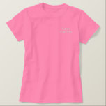 Brautparty Tee Shirts<br><div class="desc">Dieser sagt Karen,  Bride-To-Be,  aber man kann das ändern,  um alles zu sagen,  was auch immer! Machen Sie ein paar für Ihre ganze Hochzeitsfeier,  nur für Braut und Bräutigam,  für die kleinen Mädchen und Jungen in der Hochzeit... die Möglichkeiten sind endlos!</div>