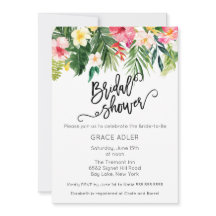Brautparty tropische Blume