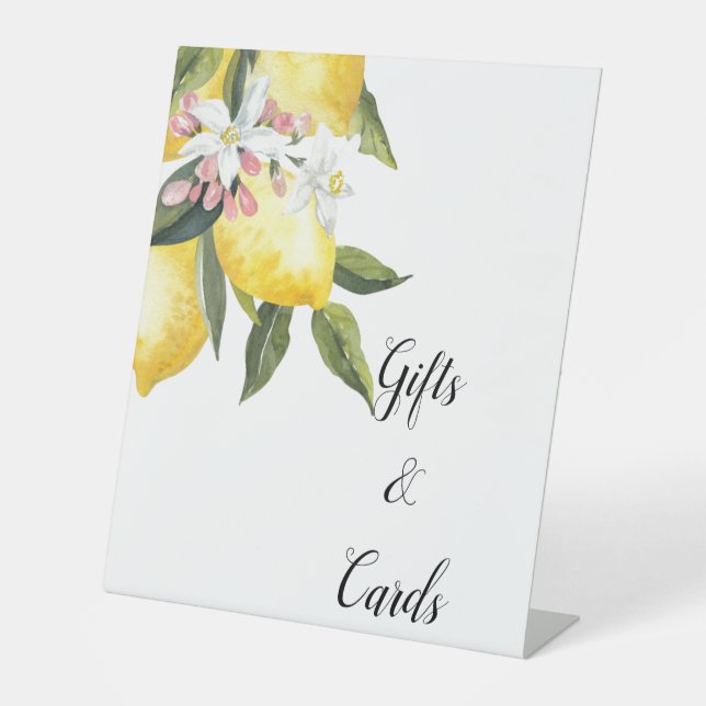 Brautparty- UND KARTENZEICHEN Sockelschild (Vorderseite)