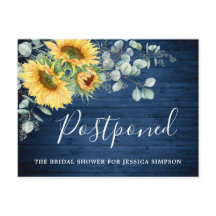 Brautparty verschoben Datum Sonnenblumen Eukalyptu