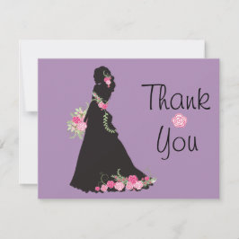 Brautparty Vielen Dank, Frau Floral Dankeskarte