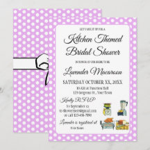 Brautparty Vintag Polka Dots Bows Lavender