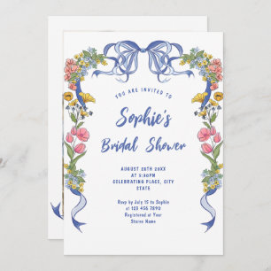 Brautparty von Funky Hand Drawn Scribble Einladung