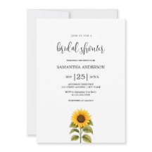 Brautparty von Sonnenblumen