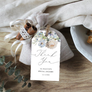 Brautparty Wasserfarbe Blush Geschenkanhänger