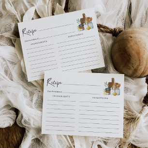 Brautparty Wasserfarbe Küche Postkarte