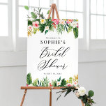 Brautparty Wasserfarbe Tropische Blume Willkommen Poster<br><div class="desc">Aquarell Tropische Blume Brautparty Begrüßungszeichen. Das Blumen-Brautparty-Willkommensschild mit Aquarellbildern von Plumeria,  Hibiskus,  Orchideen,  Paradiesvögeln,  Palmen-Blätter,  Bananen-Blätter und Split-Blatt-Philodendron. Dieses botanische Begrüßungszeichen eignet sich perfekt für tropische Brautpartys.</div>