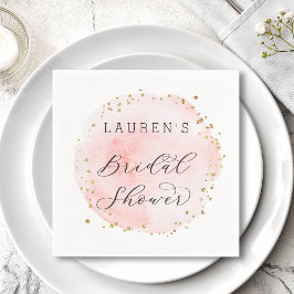 Brautparty Wasserfarben Serviette