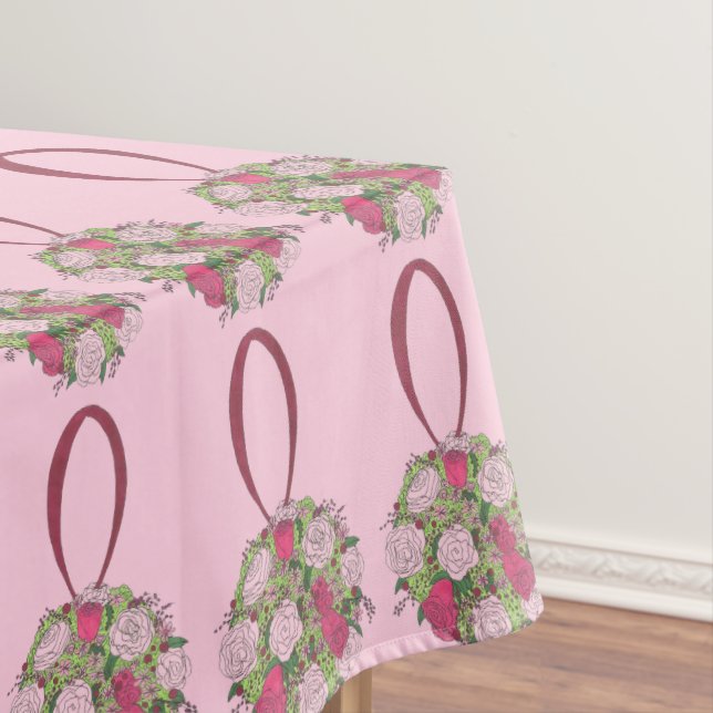 Brautparty Wedding Bouquet Tischdecke (Beispiel)