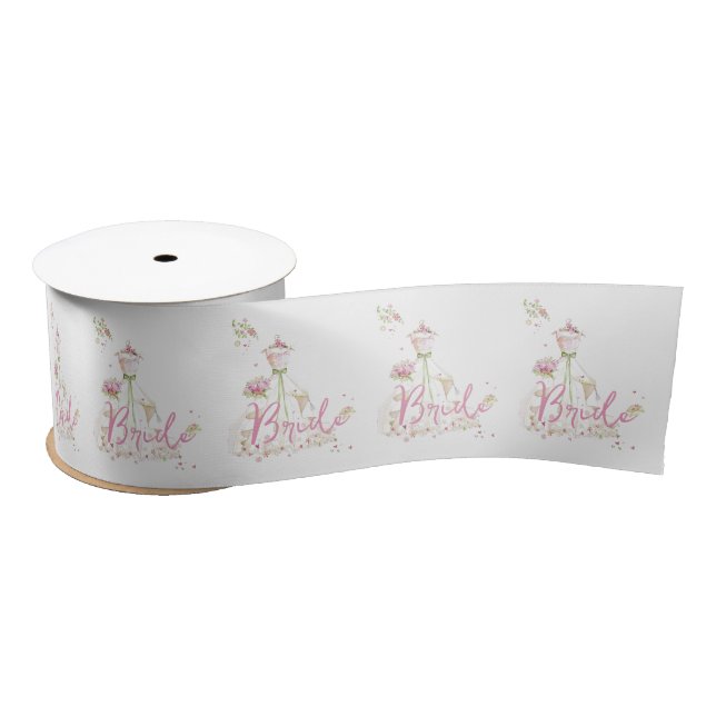 Brautparty Wedding Dress Satinband (Spule)