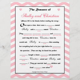 Brautparty Wedding Libs Game