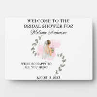 Brautparty WELCOME mit bearbeitbarem Text und Bild