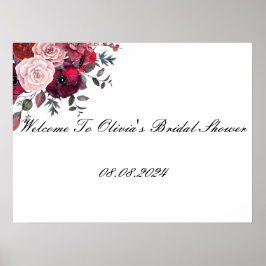 BRAUTPARTY WELCOME SIGN BRAUTPARTY POSTER
