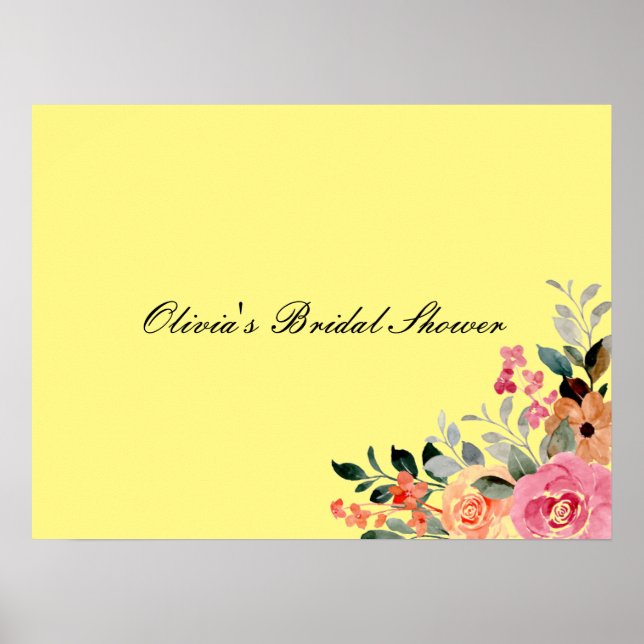 Brautparty Yard Sign Poster (Vorne)