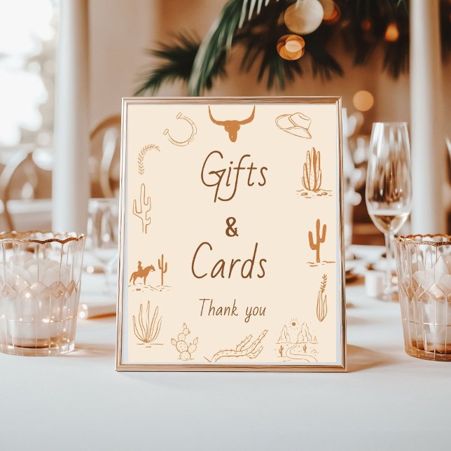 Brautparty-Zeichen für Western und Karten Poster (Von Creator hochgeladen)