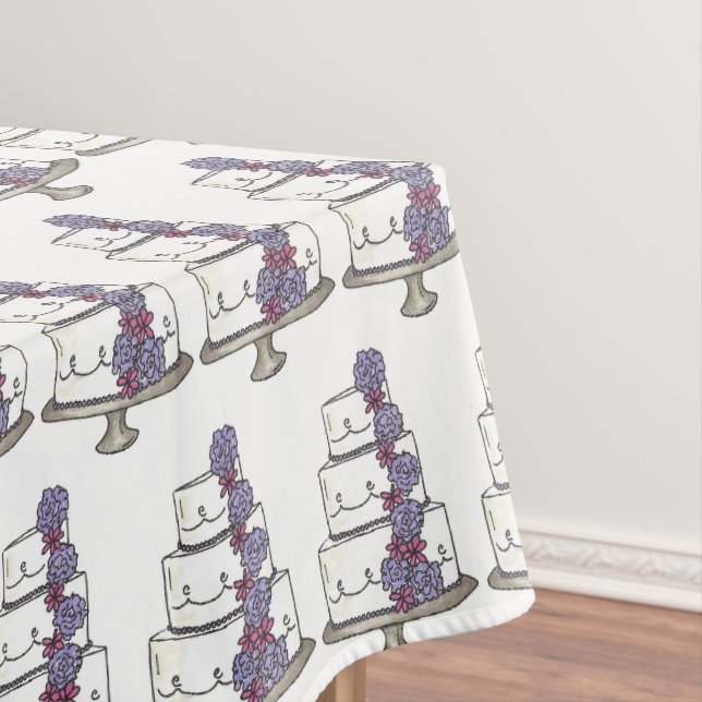 Brautparty zum Hochzeitstag Tischdecke (Beispiel)