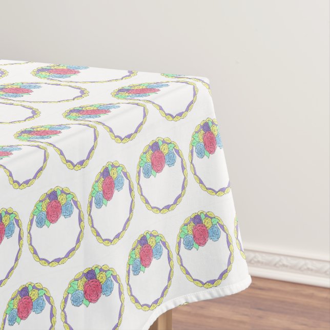 Brautparty zum Hochzeitstag Tischdecke (Beispiel)