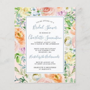Brautparty zur Blume des Haushalts Pastel
