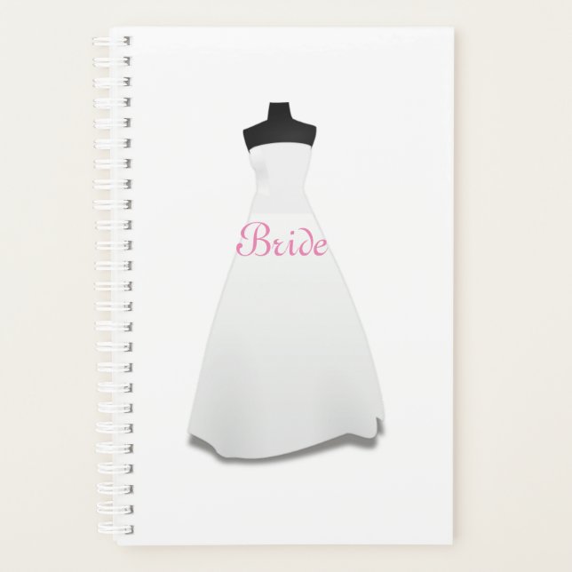 Brautplaner für Hochzeitskleid Planer (Vorderseite)
