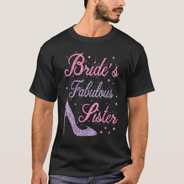 Braut's fabelhafte Schwester Happy Marry Wedding M T-Shirt (Vorderseite)