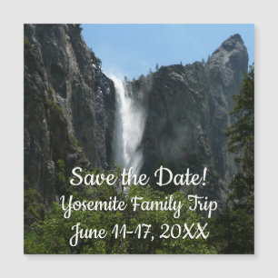 Brautschleierfall im Yosemite-Nationalpark Magnetkarte