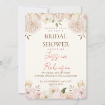 Brautschmaus mit rosa floralem Thema