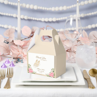 Brautschuh-Hochzeit Ivory-Perlen rosa Rosen Brautp Geschenkschachtel