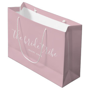 Brautstamm Blush Pink Wedding Große Geschenktüte