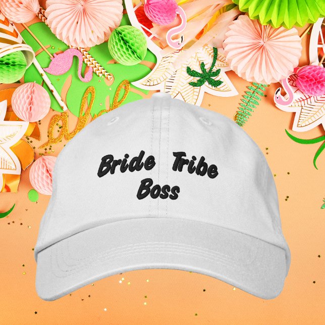 Brautstamm-Boss, Junggeselinnen-Abschied-Hochzeit Bestickte Baseballkappe (Von Creator hochgeladen)