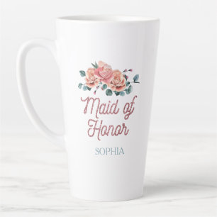 Brautstrauß Blumen Brautjungfer Kaffeetasse im Vin Milchtasse