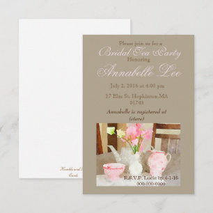 Brauttee-Einladung Einladung