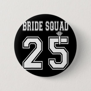 Brauttruppe 2025 Brautparty Junggesellinnenabschie Button