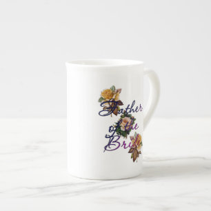 Brautvater Blumen Prozellantasse